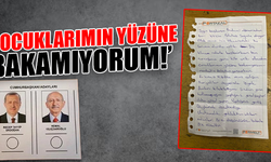 Erdoğan'a oy verilen zarftan çıkan mektup gündem oldu