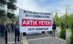 ODTÜ öğrencilerinden üniversite yönetimi ve iktidara protesto
