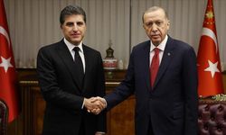 Barzani, Erdoğan'la görüşmek üzere Ankara'ya geldi