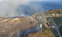 Datça'da 25 hektarlık alan yandı
