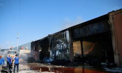 Eskişehir'de palet fabrikasında yangın