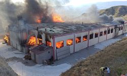 Kastamonu'daki kapı fabrikasında yangın