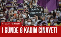 İşte AKP Türkiyesi: 1 günde 8 kadın katledildi!