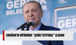 Erdoğan'ın mitinginde 'Şeriat istiyoruz' sloganı