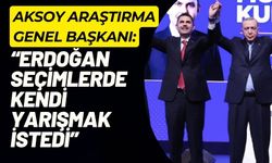 Ertan Aksoy: Erdoğan seçimlerde kendi yarışmak istedi