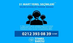 İstanbul Barosu Seçim Güvenliği Yardım Masası devrede