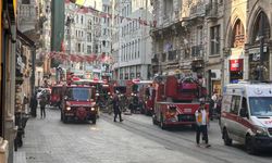 İstiklal Caddesi'nde yangın