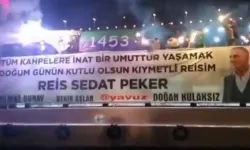 Sedat Peker'e Boğaz'da lazerli doğum günü