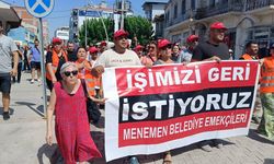 AKP'li Menemen Belediyesi'nde işçiler ayakta
