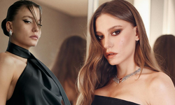 Serenay Sarıkaya ünlü markanın çekimlerine katıldı