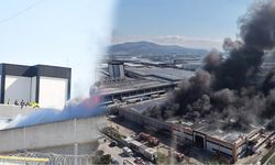 Manisa Akhisar OSB'de şekerleme fabrikasında yangın