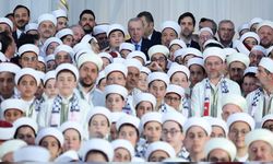 Erdoğan okudu 333 hafız saf tuttu