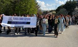 ODTÜ’de öğrenciler Yunus Emre Öztürk’ kararını protesto etti