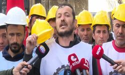 Madenciler Bakanlık önünde gömlek çıkardı: Açlık grevi başlattı