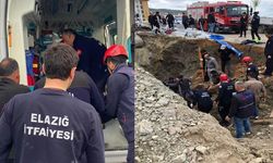 Elazığ’da kanalizasyon çalışmasında can pazarı: İşçi toprak altında kaldı