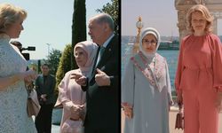 Sarayda 14 yıl sonra ilk: Emine Erdoğan Kraliçe’yi ağırladı