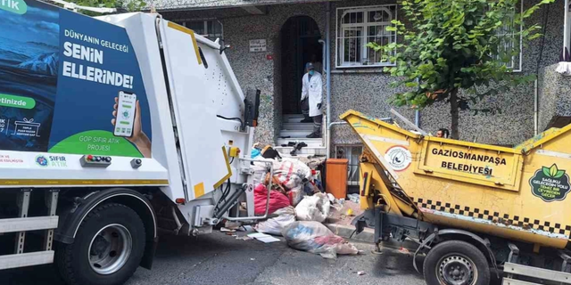 İstanbul'da bir evden 5 ton çöp çıktı