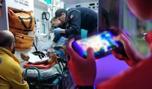 Ailesinin telefon kullanımına izin vermemesi nedeniyle, genç kendisine zarar verdi