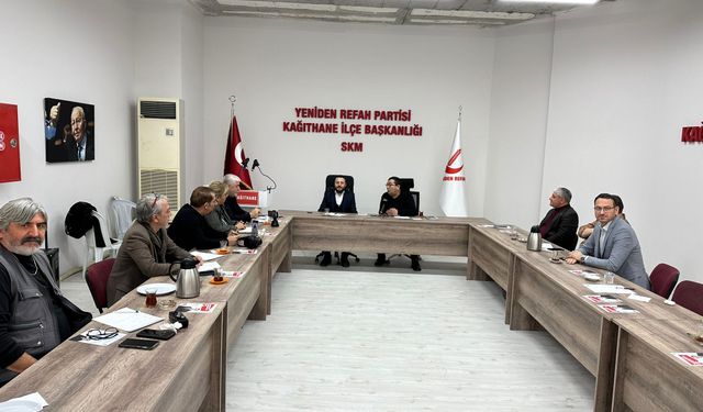 Yeniden Refah Kağıthane Belediye Başkan Adayı Şafak gazetecilerle buluştu