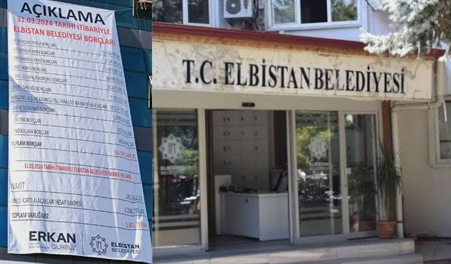AKP'den CHP'ye geçen Elbistan Belediyesi'nin borcu dudak uçuklattı