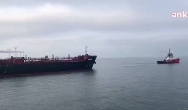 İstanbul Boğazı'nda tehlike Petrol yüklü tanker kurtarıldı