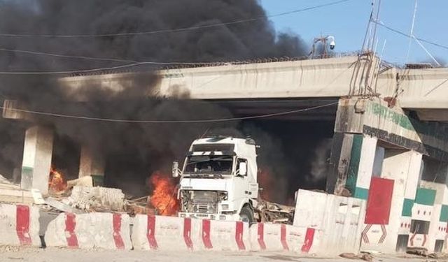 ÖSO'cu teröristlerin kontrolündeki Azez'de bombalı saldırı: 9 ölü