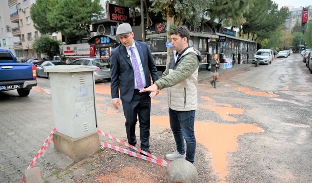 Bornova’da elektrik kablosu tehlikesine belediye müdahalesi