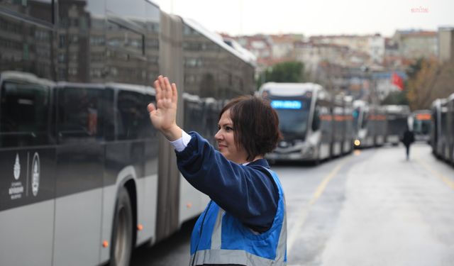 İlk kadın metrobüs denetim amiri görevde