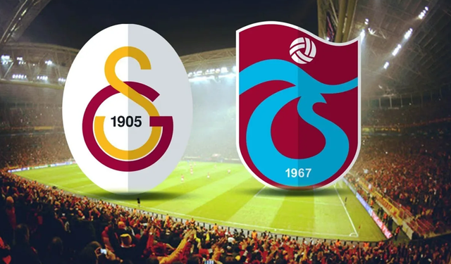 Galatasaray - Trabzonspor maçının ilk 11'i belli oldu