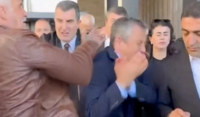 Özgür Özel'e yumruklu saldırı