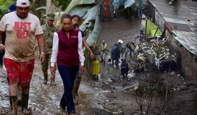 Meksika'da sel felaketi korkutuyor: Can kaybı76'ya çıktı