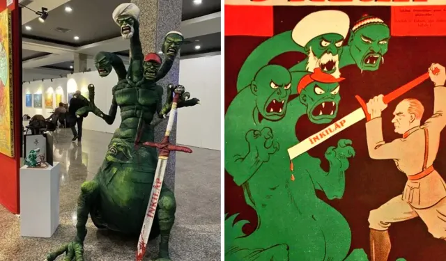 Gericiler ‘İnkılap Heykeli’ni hazmedemedi: Savcılık soruşturma başlattı, 2 gözaltı