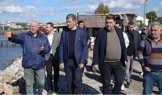 Başkan Tugay Seferihisar’da Üretici ve Balıkçılarla Buluştu