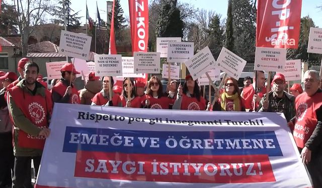 Özel İtalyan Lisesi’nde Maaş Ayrımına Protesto