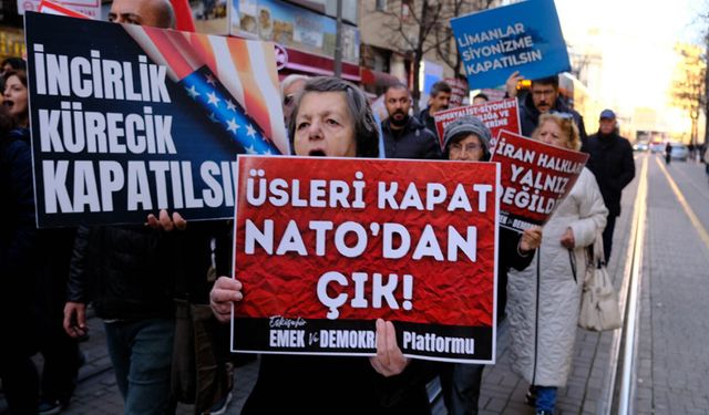 Eskişehir’de ABD ve İsrail saldırılarına protesto