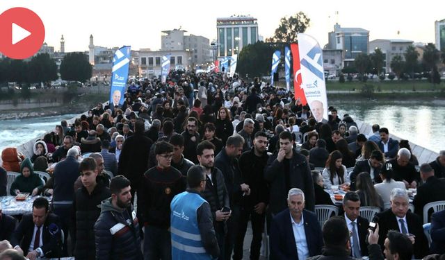Taşköprü’de 5 bin kişi için halk iftarı sofrası kuruldu