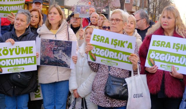 Esra Işık’a destek: Tutuklamaya karşı alanlarda