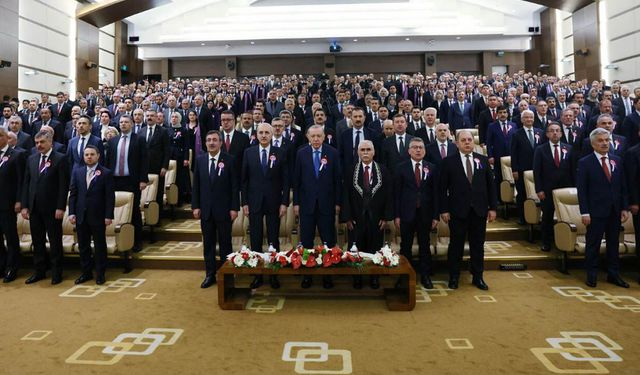 Erdoğan’ın katıldığı AYM töreninde adalet mesajı