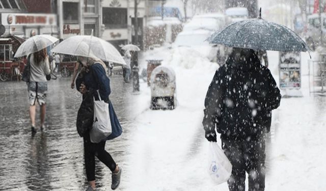 14 il için sarı kodlu kar ve yağış uyarısı
