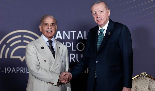 Erdoğan, Pakistan Başbakanı Şerif’i kabul etti