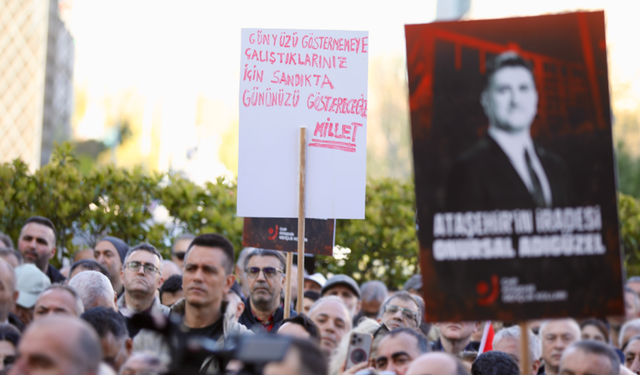 Ataşehir ayakta: Onursal Adıgüzel için tarihi yürüyüş!