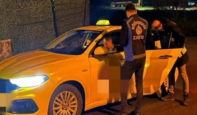Taksiler tek tek durduruldu Tekirdağ’da sıkı denetim