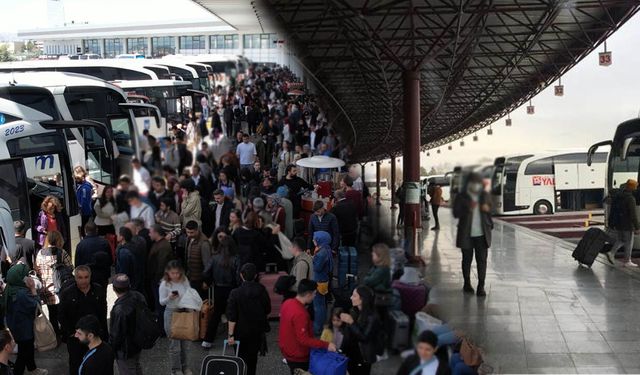 Otogarda iğne atsan yere düşmüyor: Bayram biletleri bitti