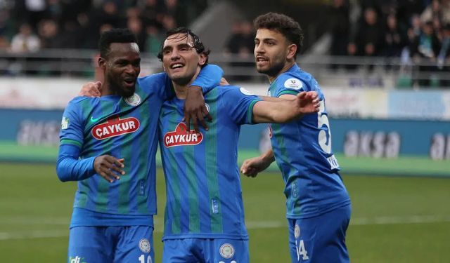 Çaykur Rizespor - Konyaspor maçında 5 gol
