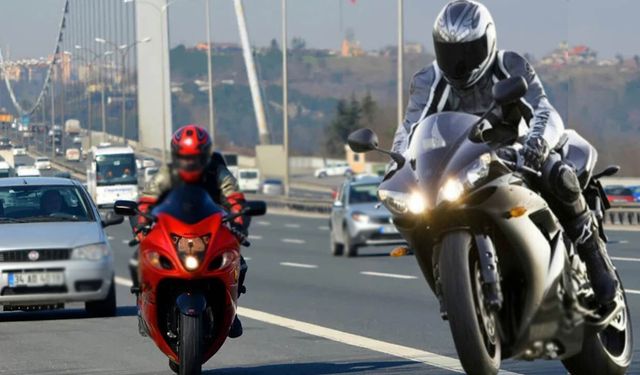 Motosikletlilere sıkı denetim geliyor