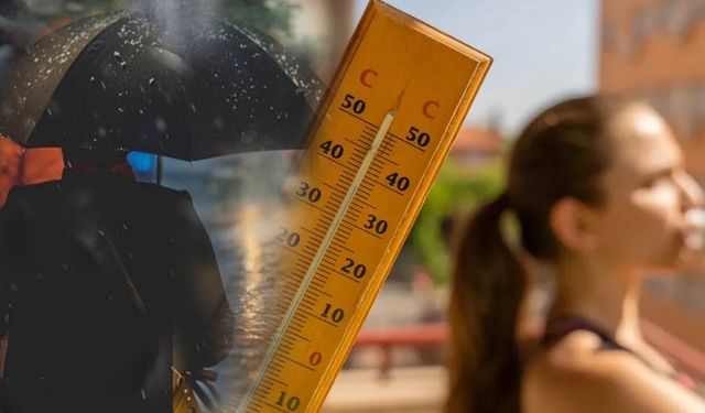 Yağmur geliyor,sıcaklıklar artıyor