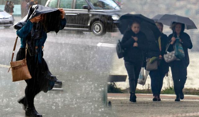 Birçok ilde sağanak ve rüzgar bekleniyor