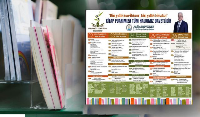 Burhaniye Kitap Fuarı'nda 5 gün boyunca kültür ve sanat var
