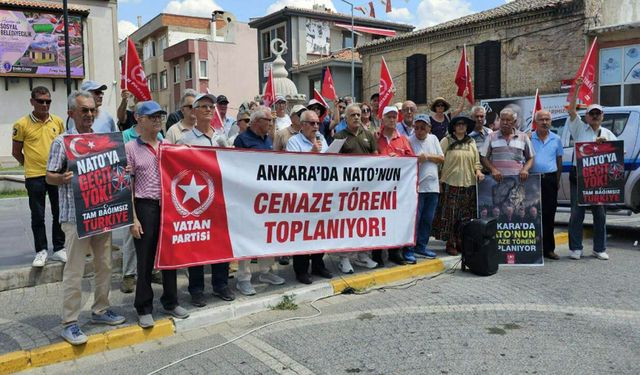 Balıkesir'de NATO'ya 'hayır'dediler