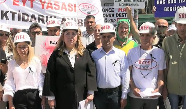 Emeklilerden hükümete: Hakkımızı istiyoruz!
